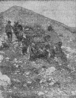 Feljárat a Monte San Gabrielére.