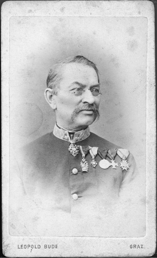 Csikós István ezredes még a 79. gyalogezred parancsnokaként