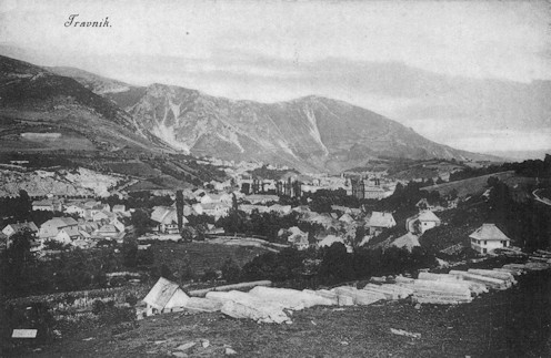 Travnik egy századfordulós képeslapon