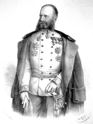 Philippovich táborszernagy egy korabeli metszeten.