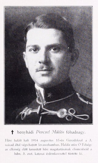 Perczel Miklós főhadnagy