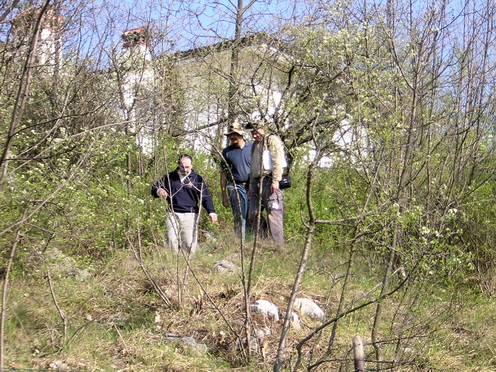 Az első találkozás 2005. április 15-én: Roberto Visintin, Négyesi Lajos és Pintér Tamás.