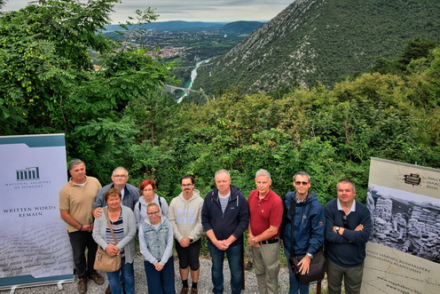 Közös kép a Monte Santo/Sveta Gora oldalában.