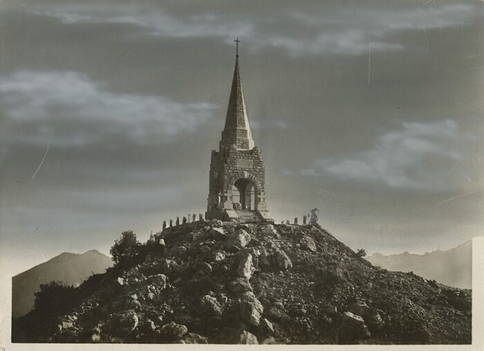 A Monte Cimonén 1929-ben felépített osszárium