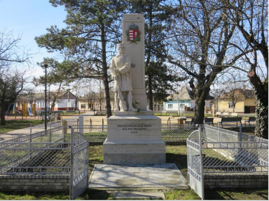 Az endrődi emlékmű napjainkban