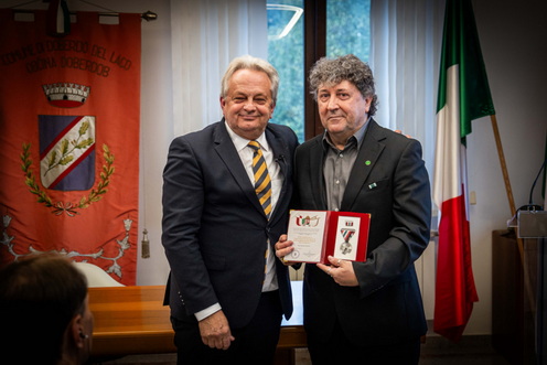 Vargha Tamás, a Honvédelmi Minisztérium miniszterhelyettese és Gianfranco Simonit.