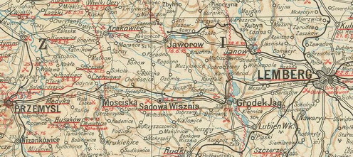 Roób hadnagy és tiszttársai hadifogoly-útját a továbbiakban térképek segítségével tesszük követhetővé.