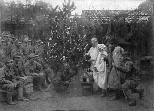 Betlehemezés az 1. honvéd gyalogezrednél