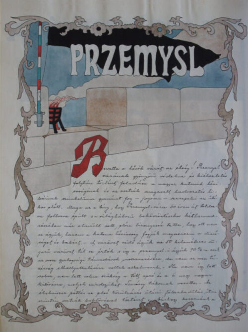 A przemyśli erőd ostromáról szóló oldalak a Hármas Hungaricum című kötetben - 1. oldal