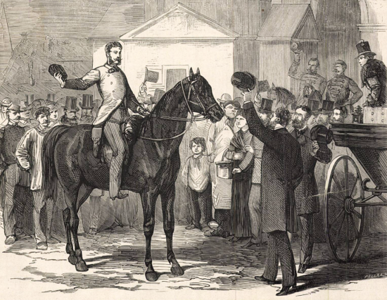 Zubovits Fedor megérkezése Párizsba (Vasárnapi Ujság, 1874. november 29. 1.)