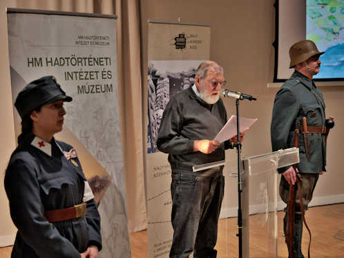 Pollmann Ferenc beszéde közben