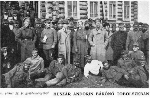 „Andorin bárónő, szikár, de barátságos hölgy, ki aczélidegekkel, bámulatos akaraterő és lelki önuralom felett rendelkezik” – írta róla Laky Imre.