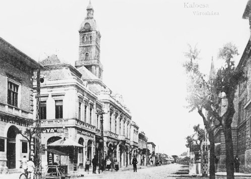 02 Kalocsa korabeli képeslapon a XX. század elején.