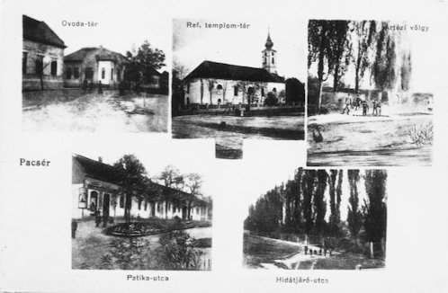 Pacsér a XX. század elején.