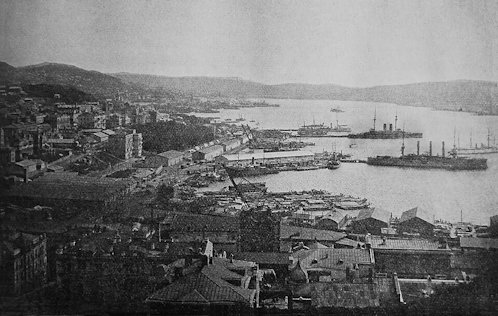 Vlagyivosztok kikötője – ismeretlen fényképész műve 1918-20 közt.