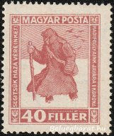 1920. március 11-én a Magyar kir. Posta 1,5 millió példányban három címletből álló, Helbing Ferenc (1870–1958) grafikus, litográfus tervezte bélyegsorozatot bocsátott ki a még hadifogságban sínylődő magyar katonák hazahozatalának anyagi támogatására. A „SEGÍTSÜK HAZA VÉREINKET! - HADIFOGLYAINK JAVÁRA” feliratú bélyegeket március 31-ig a Honvédelmi Minisztérium Hadifogoly Osztályán és a Magyar Országos Véderő Egyesület (MOVE) helységeiben árusították, majd 1920. április 1-től 1921. augusztus 31-ig valamennyi postán forgalmazták. A jótékony célra a 2 korona névértékű sorozat megvásárlásakor további 8 korona felárat fizettek a vásárlók: a 40 filléresért 1, a 60 filléresért 2, az 1 koronásért 5 korona felárat, mint ez a bélyegen is olvasható. A sorozat népszerűsítését a sajtó is messzemenően felkarolta.