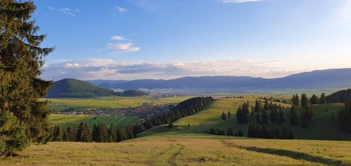 Csíki panoráma Csíkszépvízzel.